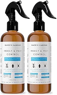 Insect & Pest Control Spray for Home and Kitchen with Peppermint Oil by Kate's Garden. Repels Spiders, Flies, Insects Indoor & Outdoor. Non-Toxic. Made in USA.