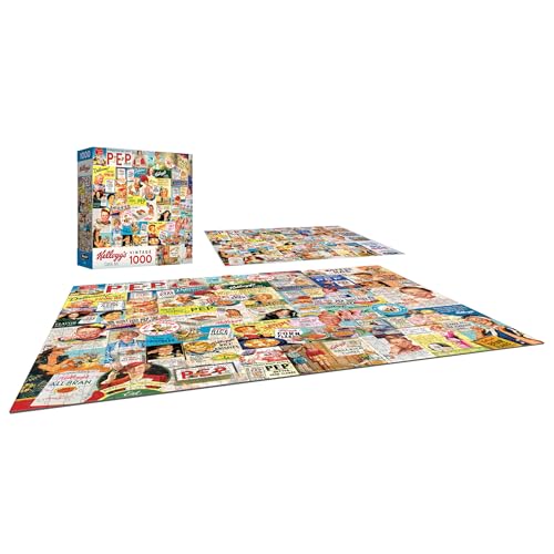 RoseArt - Kellogg's - Cereal Ads - 1000 Piece Jigsaw Puzzles for Adults - image 3