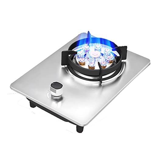 33CMビルトインガスコンロ、5.2KW 9個口猛火フライパン、ガス・LPGコンバート、家庭用キッチン用。 (Color : A, Size : LPG)