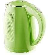 OVENTE Portable Electric Kettle Stainless Steel Instant Hot Water Boiler Heater 1.7 Liter 1100W D...