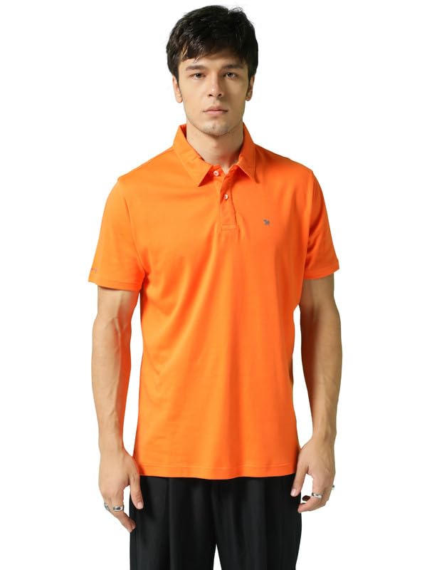 Image of Men's Solid Polo Collar Casual T-Shirt with Pocket | Cotton Polo Collar Half Sleeves Solid T-Shirt | Slim Fit Polos