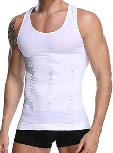 Shapewear for Men, Comfortable and Stretchy Body Shaper for Man, Posture Correcting Tummy Tucker, Compression Under T Shirt, Ideal for Parties Under Shirt Tucker for Men Formal
