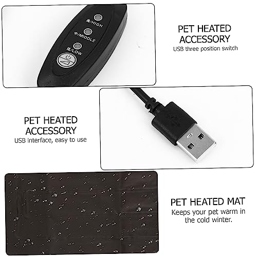 Cojín calefactor USB para mascotas 3 piezas miniatura 3