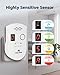 Firlarm Natural Gas Detector, Plug-in Gas Leak Detector for Home, Propane Leak Alarm for RV and Kitchen, with LED Digital Display
