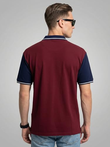 Image of Veirdo Men's Polo T-Shirt - Regular Fit Casual Half Sleeve Collar Tee, Stylish Solid Color Summer Wear, Comfortable Everyday Fashion Top (Sizes S-2XL)