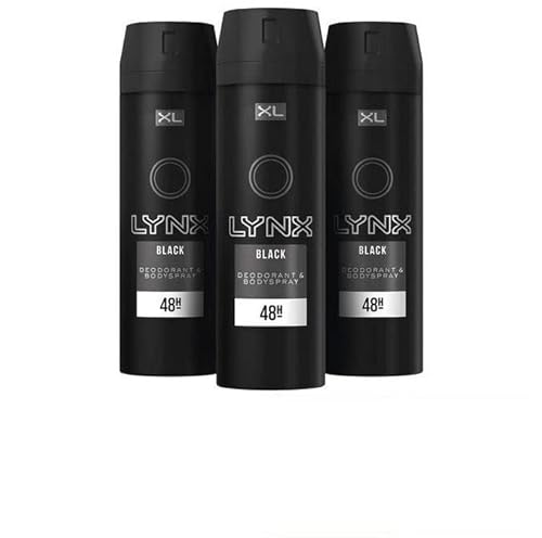 Black Lynx Spray Corpo 200 ml - Confezione da 3