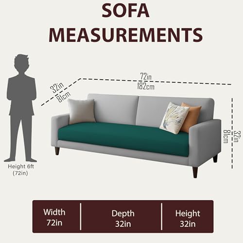 Image of Kathleen 3 Seater Sofa Set for Living Room - Foldable Convertible Couch Furniture for Home, Office or Guest Use, Modern Designer Stylish Comfortable (Pine Grey)