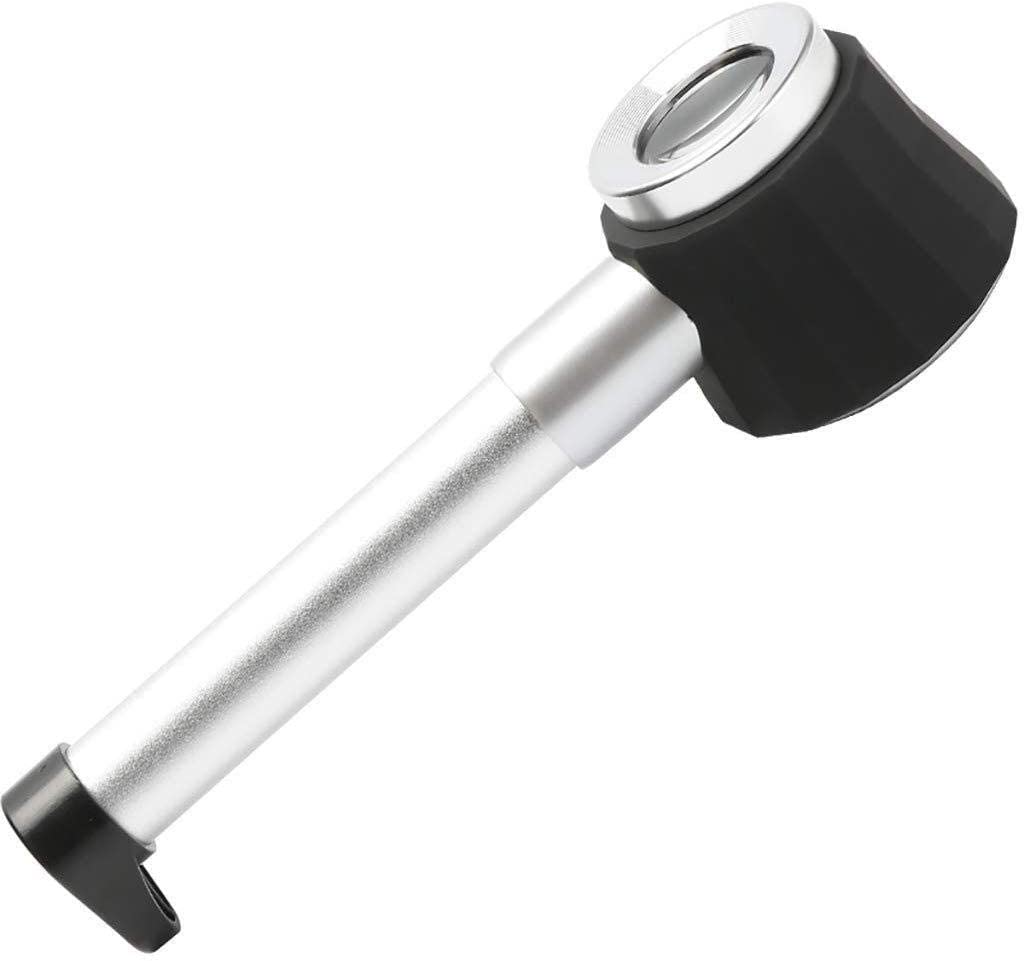 Lente d'ingrandimento portatile, lente d'ingrandimento per anziani, lettura, identificazione di gioielli, riparazione, luce LED, lente d'ingrandimento in vetro ottico 45X con luce LED, interessante