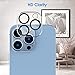 JETech Camera Lens Protector for iPhone 13 Pro Max 6.7-Inch and iPhone 13 Pro 6.1-Inch, 9H Tempered Glass, HD Clear, Anti-Scratch, Case Friendly, Does Not Affect Night Shots, 3-Pack