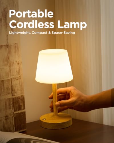 Image of IP65 Waterproof Rechargeable Shower Lamp, Cordless Bathroom Touch Lamps