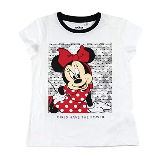 CERDÁ LIFE'S LITTLE MOMENTS Flickor Camiseta Lentejuelas Niña De Licencia Oficial Mimmi Pigg tjej paljetter T-shirt – officiell Disney-licens