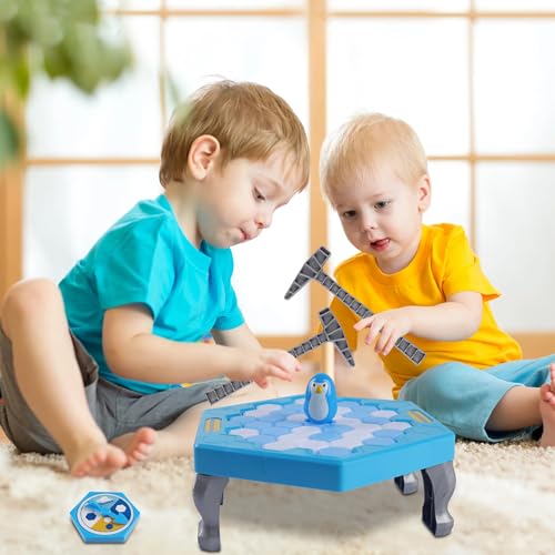 DR.DUDU Juego de Mesa Save Penguin Break Ice para Niños 4-8 miniatura 6