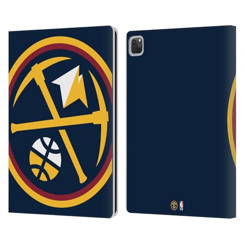 Étui portefeuille en cuir iPad Pro 12.9 housse protection NBA Denver Nuggets