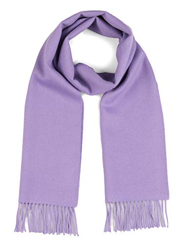 Luxury 100% Pure Baby Alpaca Wool Scarf for Men & Women - A Great Gift Idea in Many Colors (Lilac)