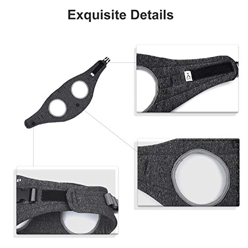 DECDEAL Colete acolchoado para cão No-Pull Super Light Ventilative Back Trela Ajustável No-Choke Tug