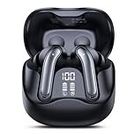 DUCOCUB Écouteurs sans Fil à Reducteur de Bruit Hybride, Ecouteur Reducteur Bluetooth 5.4 avec App, Oreillette Bluetooth Hi-Res Son Stéréo, 6 Mic Appels Clairs, 49H Autonomie, Charge sans Fil (Noir)