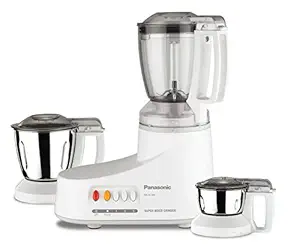 Panasonic MX-AC3O0-H 550-Watt Mixer Grinder with 3 Jars (Grey)