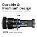 Bussi MG06 Max Bowens Mount Optical Snoot with 40 Gobos, 36° Optical Lens Spotlight Snoot Photography Video Shape Light Studio (Profoto Mount)