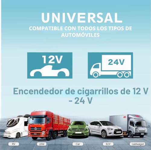 Cargador de auto 118W rápido USB-C PPS para celular Samsung y iPhone 4