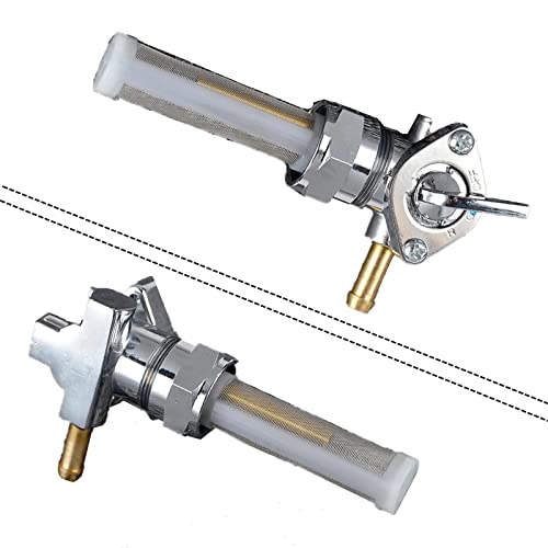 Petcock Fuel Shutoff Valve，Gas Generator Fuel Tank Shut Off Valve Petcock Switch Compatible With Low Rider Dyna Fatboy Heritage Softail Springer Sport Glide Sportster 883 1000 Super #TOP5