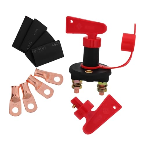 Anneome 2-pin Rv Boat Marine Battery Cut off Switch Vehicle Power Isolation Safety Switch