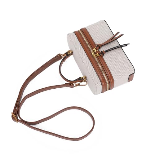 Image of Classic Satchel Crossbody Purse for Women Chic Mini Box Purse, Women Crossbody Shoulder Bag