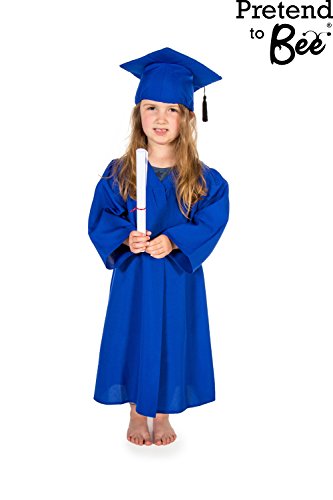 Children's Graduation Fancy Dress Costume (3-5 years, Blue) by Pretend to Bee