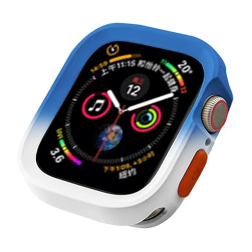 Coque iWatch protège des rayures, boîtier TPU Apple Watch 45mm antichoc