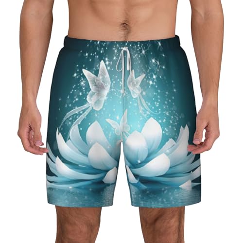 Short de bain lotus homme séchage rapide pour le surf d'été