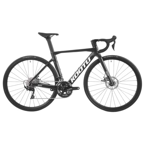 KOOTU Carbon Road Bike, T800 Lightweight Carbon Fiber Frame Racing Bicycle with 105 R7000 22 Speed Groupset and Wire-Pull Disc Brake for Man and Woman Cover
