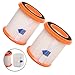 Tidgel Washable Reusable Vacuum Filter, For INSE S610 S6T S6P Pro Cordless Cleaners, 2-Layer High Density Mesh, Traps Pet Dander Dust(A)