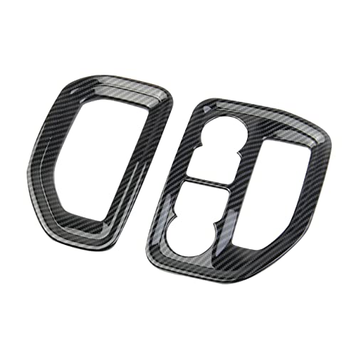 Fewshaw Carbon Fiber Dashboard Side Air Vent AC Outlet Cover Trim for 2019-2021 Chevy Silverado 1500/GMC Sierra 1500 for 2020-2023 Sierra/Silverado 2500 3500 HD