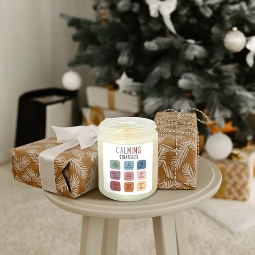 Calming Candle Psychological Counselor Gifts for Women Lavender Candle, Calming Psychotherapy Gifts Scented Candles, Inspirational Candles for Women, Counselor's Office Counselor Office Decor - Image 4