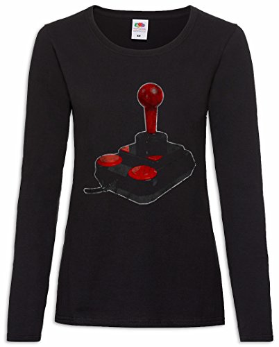 T-Shirt Manches Longues Arcade Joystick Femme Urban Backwoods en Coton