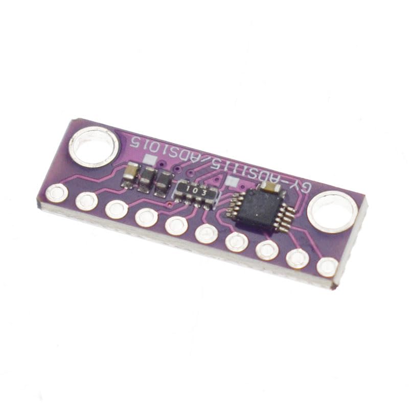 Lot de 5 modules de convertisseur ADS1015 12 bits ADC 4 canaux, module de carte modulaire programmable