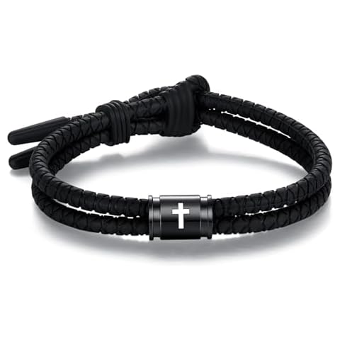 Metzm Adjustable Silicone Cross Bracelet Cover