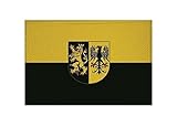 U24 Aufnäher Vogtland Fahne Flagge Aufbügler Patch 9 x 6 cm
