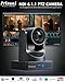 Prisual NDI 6.1.1 PTZ Camera, Ai Auto-Tracking, 20x Optical Zoom LAN USB3.0 PoE HDMI PTZ Camera for Church Services Worship Education Live Events(Official NDI Certified) PT20X-UL-N