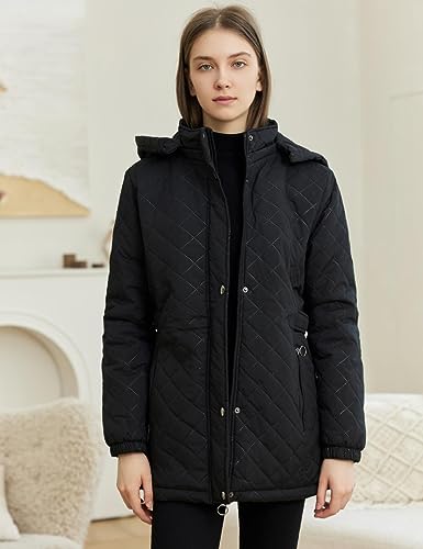 Womens Fashion Hooded Thickened Fleece Winter Soft Long Warm Jacket3