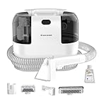 COCEAN Multi-Purpose Portable Carpet and Upholstery Cleaner, Carpet Cleaners Machines Powerful Suction Spot Cleaning, Deep Stain Cleaning for Carpet, Car Seats, Pets, Couches, with BrushHead (White)