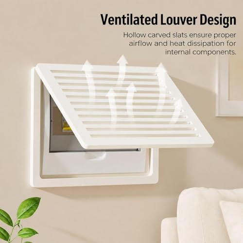 Ocultar cuadro de luces con cubierta decorativa para interruptores Gralara 7