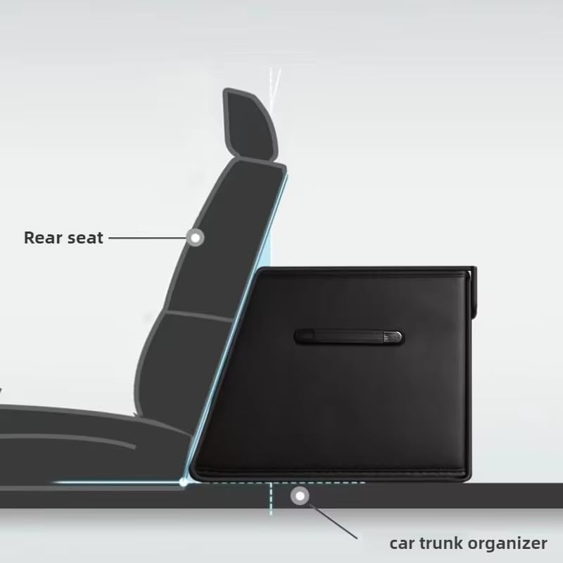Kofferraum Organizer Kompatibel mit Dacia Jogger Facelift 2022, Aufbewahrungsbox, Kofferraumtasche für Einkaufen, Camping Auto Zubehör,L