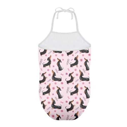 Image of Girls One Piece Swimsuit Beach Bathing Suit Toddler Floral Halter Straps Swimwear for 1-10 Years