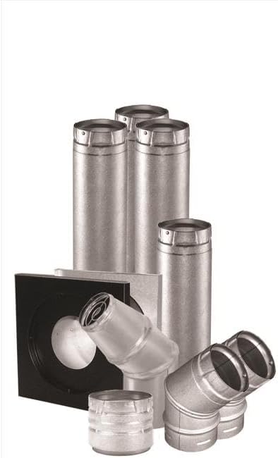 VENT PIPE KIT HORZNTL 4"