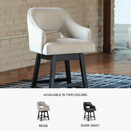 Signature Design by Ashley Swivel Counter Height Bar Stools, Set of 2 - image 3