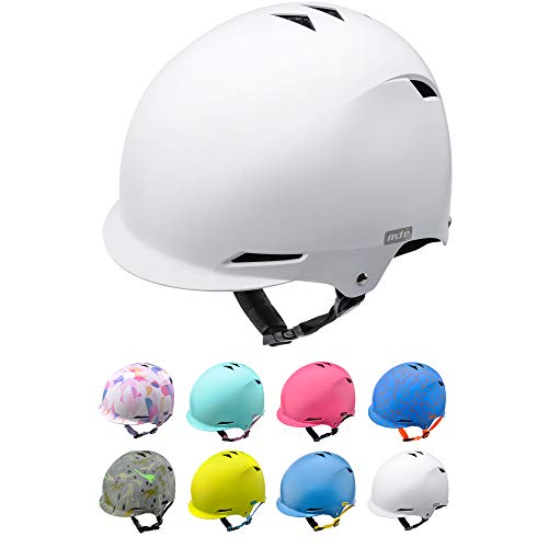Casco Bicicleta Bebe Helmet Bici Ciclismo para Niño - Cascos para Infantil Bici Helmet para Patinete Ciclismo Montaña BMX Carretera Skate Patines monopatines (M 52-56 cm, White)