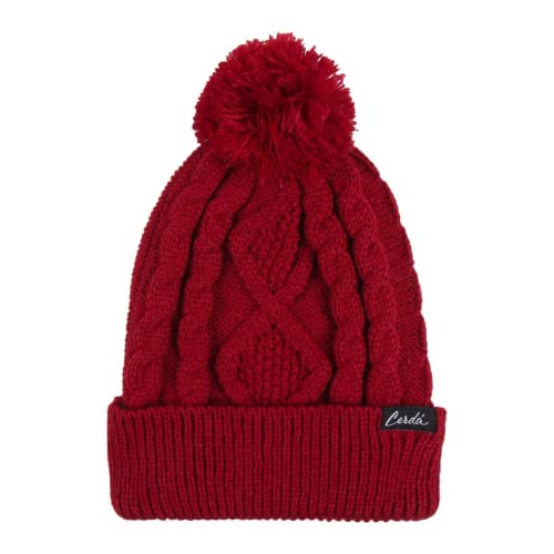 Artesanía Cerdá 224341 Gorro Aplicaciones Parches, Harry Potter, Gryffindor Rojo, Talla única