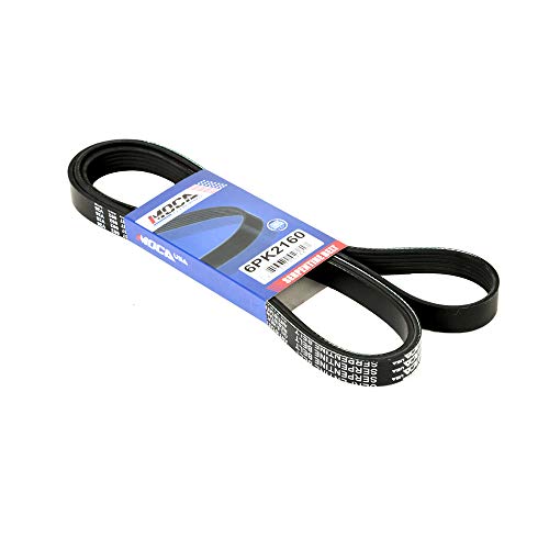 Image of MOCA EPDM 6PK2160 Belt Fits 1994-1995 for Ford Taurus Wagon 3.0L & 1996-1999 Mercedes-Benz C230 Sedan 2.3L & 1995-2001 Mercury Sable Wagon 3.0L