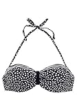 lascana bandeau bikini oberteil Wattierte Cups und seitliche Stäbchen