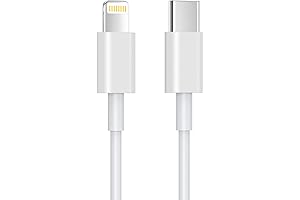 Apple 1M Lightning Cable: USB-C to Lightning Cable for Fast Charging